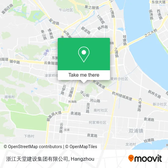 浙江天堂建设集团有限公司 map