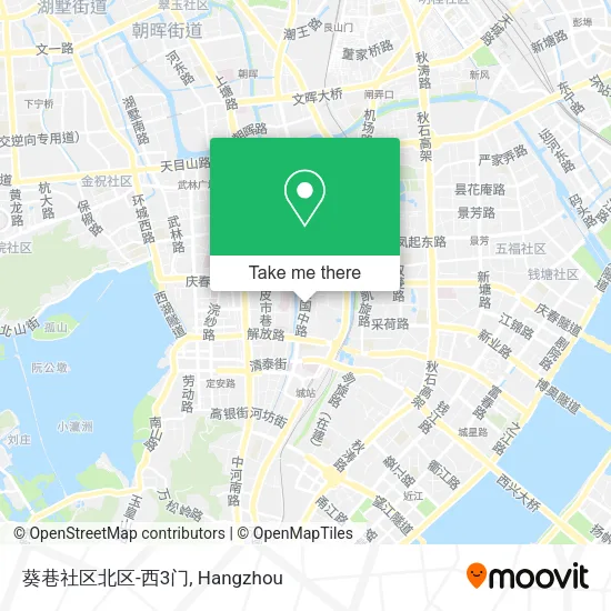 葵巷社区北区-西3门 map
