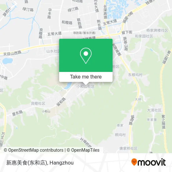 新惠美食(东和店) map