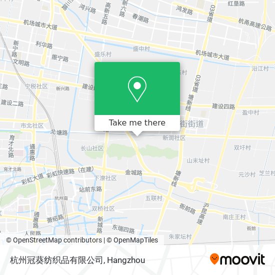 杭州冠葵纺织品有限公司 map