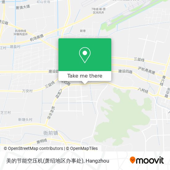 美的节能空压机(萧绍地区办事处) map