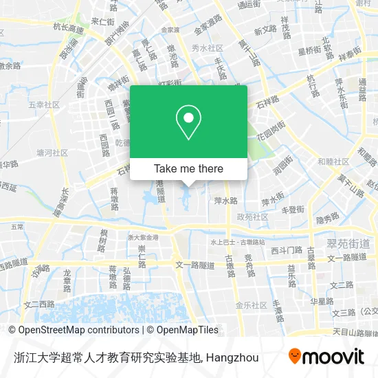 浙江大学超常人才教育研究实验基地 map