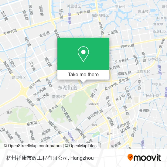 杭州祥康市政工程有限公司 map