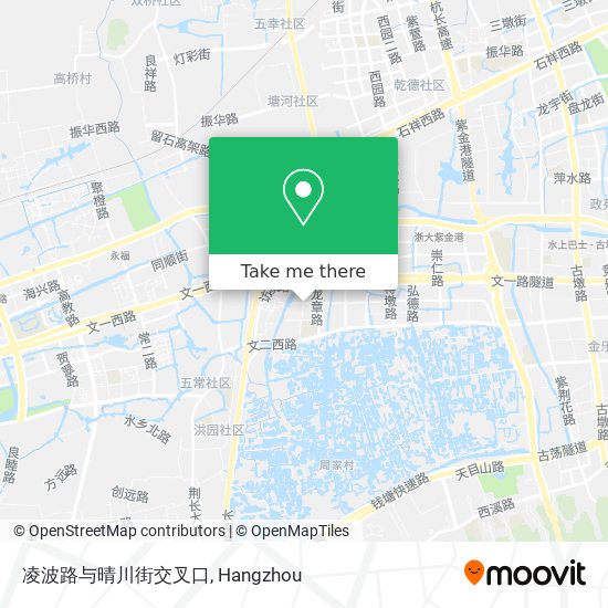 凌波路与晴川街交叉口 map