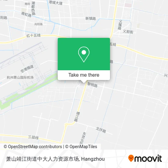 萧山靖江街道中大人力资源市场 map