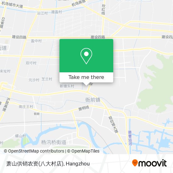 萧山供销农资(八大村店) map