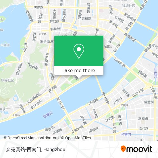 众苑宾馆-西南门 map