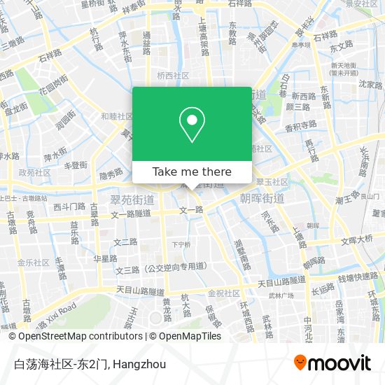 白荡海社区-东2门 map