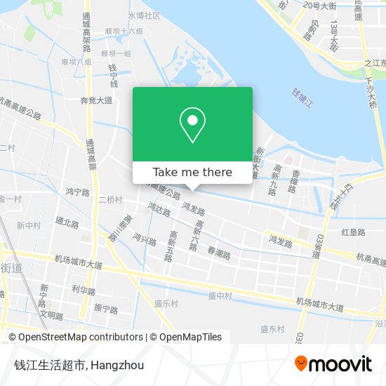 钱江生活超市 map