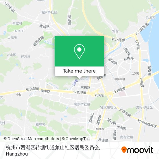 杭州市西湖区转塘街道象山社区居民委员会 map
