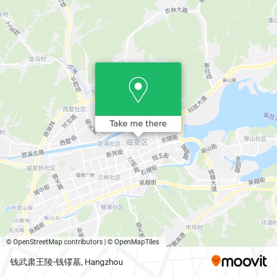 钱武肃王陵-钱镠墓 map