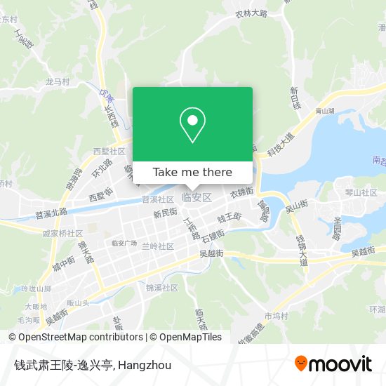 钱武肃王陵-逸兴亭 map
