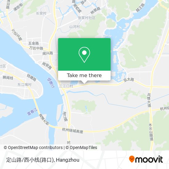 定山路/西小线(路口) map