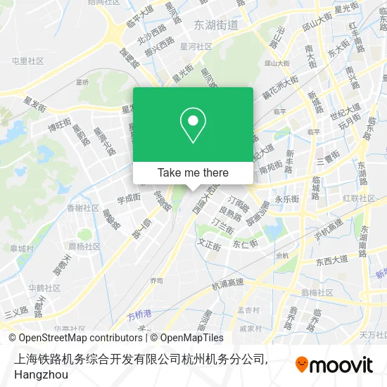 上海铁路机务综合开发有限公司杭州机务分公司 map
