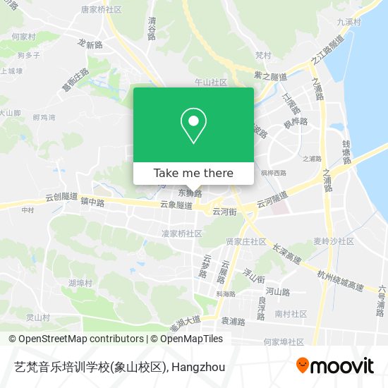 艺梵音乐培训学校(象山校区) map