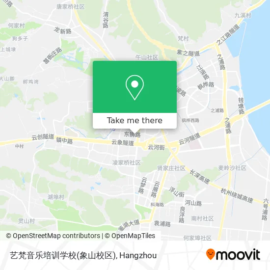艺梵音乐培训学校(象山校区) map
