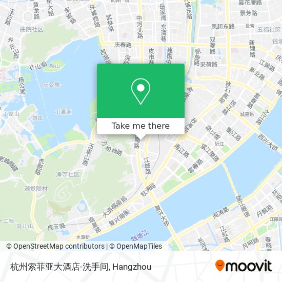杭州索菲亚大酒店-洗手间 map