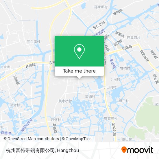 杭州富特带钢有限公司 map