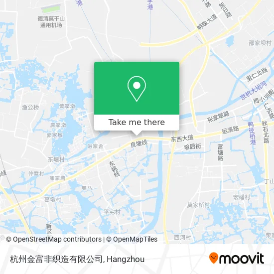 杭州金富非织造有限公司 map
