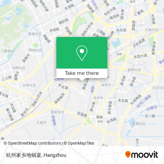 杭州家乡地锅宴 map
