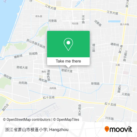 浙江省萧山市横蓬小学 map