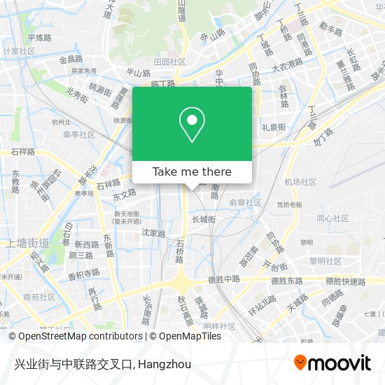 兴业街与中联路交叉口 map