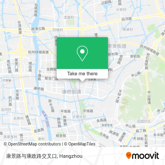 康景路与康政路交叉口 map