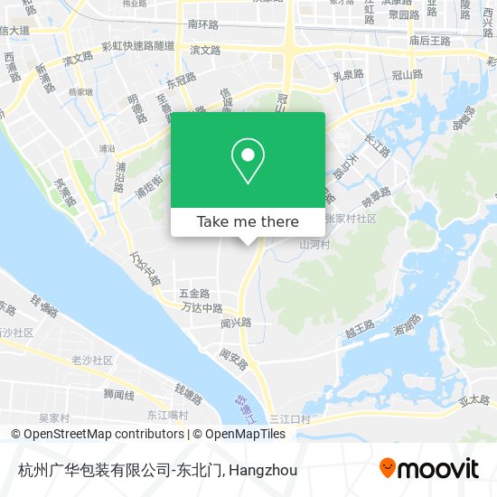 杭州广华包装有限公司-东北门 map