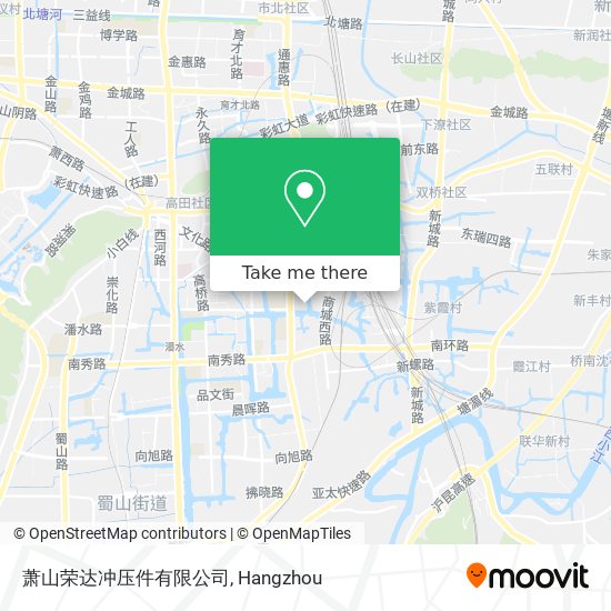 萧山荣达冲压件有限公司 map