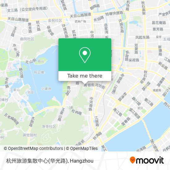 杭州旅游集散中心(华光路) map