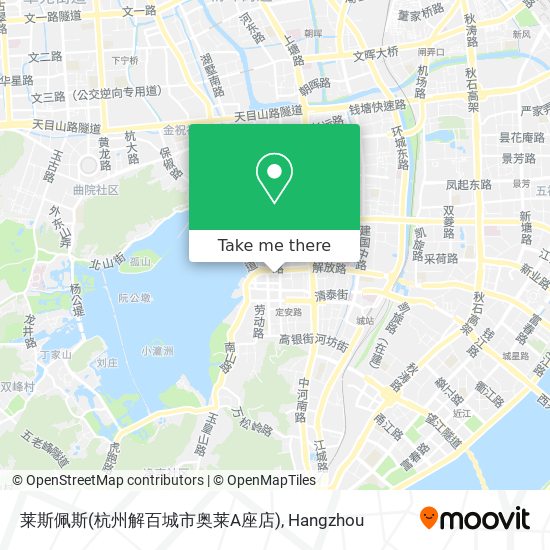 莱斯佩斯(杭州解百城市奥莱A座店) map