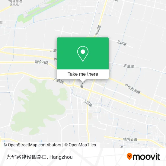 光华路建设四路口 map