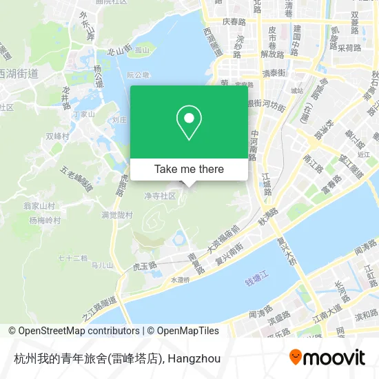 杭州我的青年旅舍(雷峰塔店) map