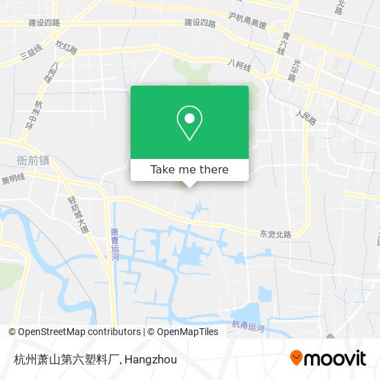 杭州萧山第六塑料厂 map