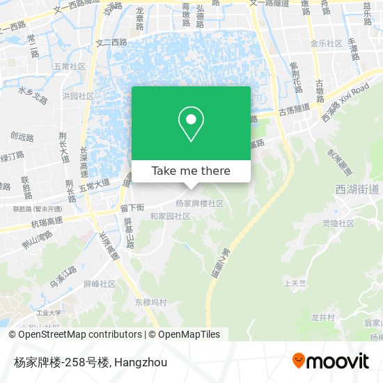 杨家牌楼-258号楼 map