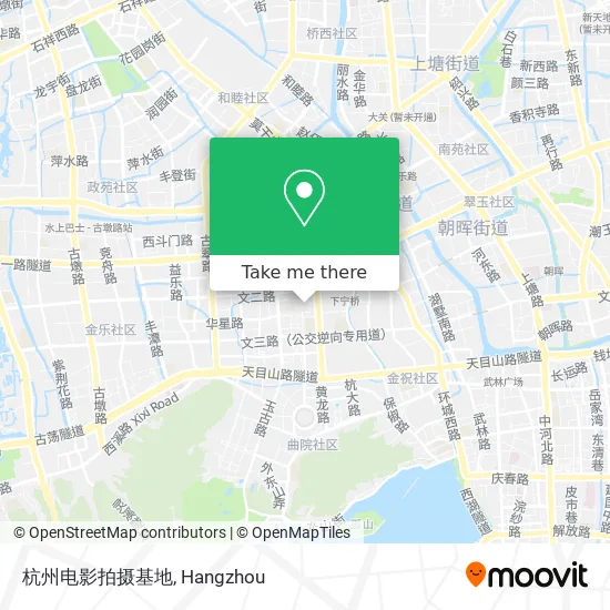 杭州电影拍摄基地 map