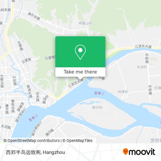 西郊半岛远致阁 map