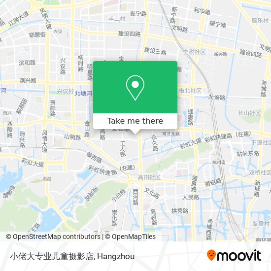 小佬大专业儿童摄影店 map