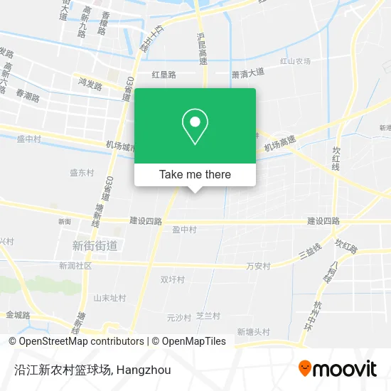 沿江新农村篮球场 map