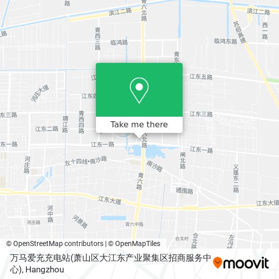 万马爱充充电站(萧山区大江东产业聚集区招商服务中心) map