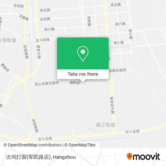 次坞打面(军民路店) map