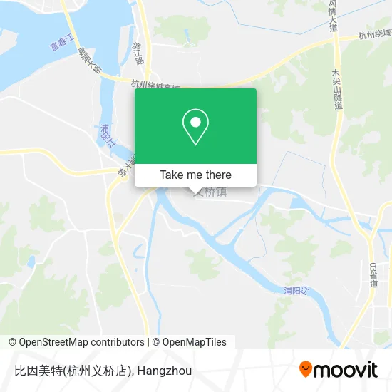 比因美特(杭州义桥店) map