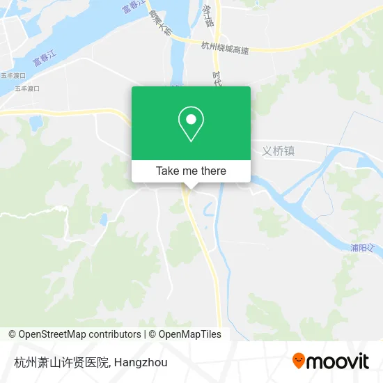 杭州萧山许贤医院 map