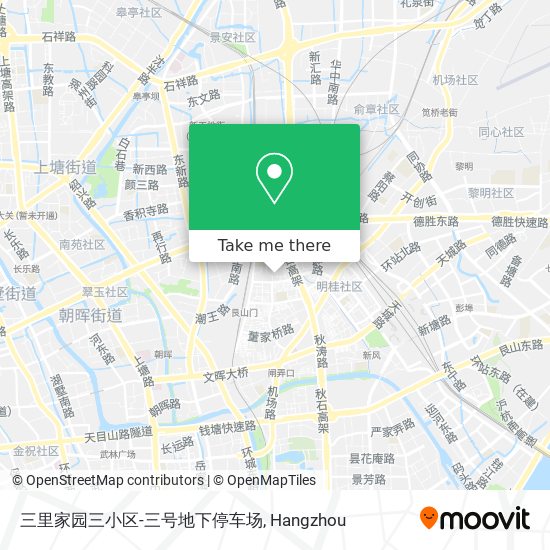 三里家园三小区-三号地下停车场 map