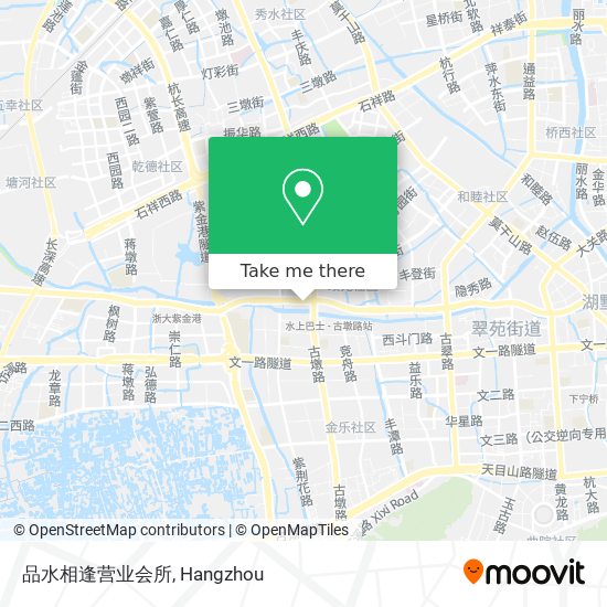 品水相逢营业会所 map