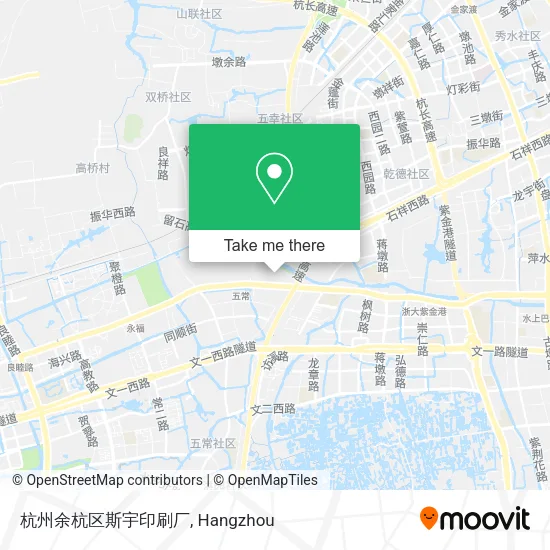 杭州余杭区斯宇印刷厂 map