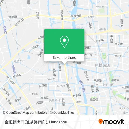 金恒德出口(通益路南向) map