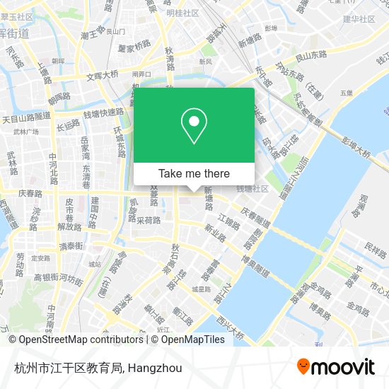 杭州市江干区教育局 map