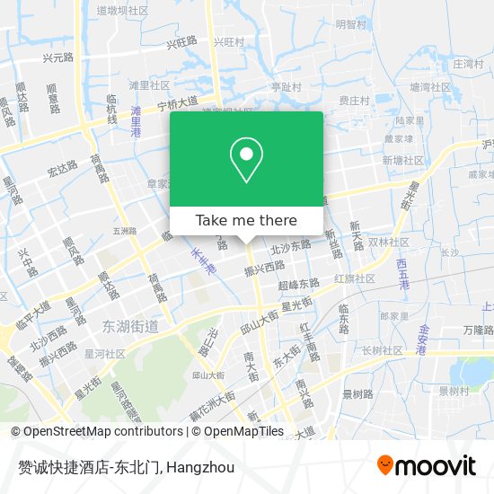 赞诚快捷酒店-东北门 map