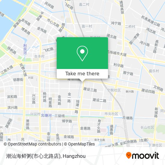 潮汕海鲜粥(市心北路店) map